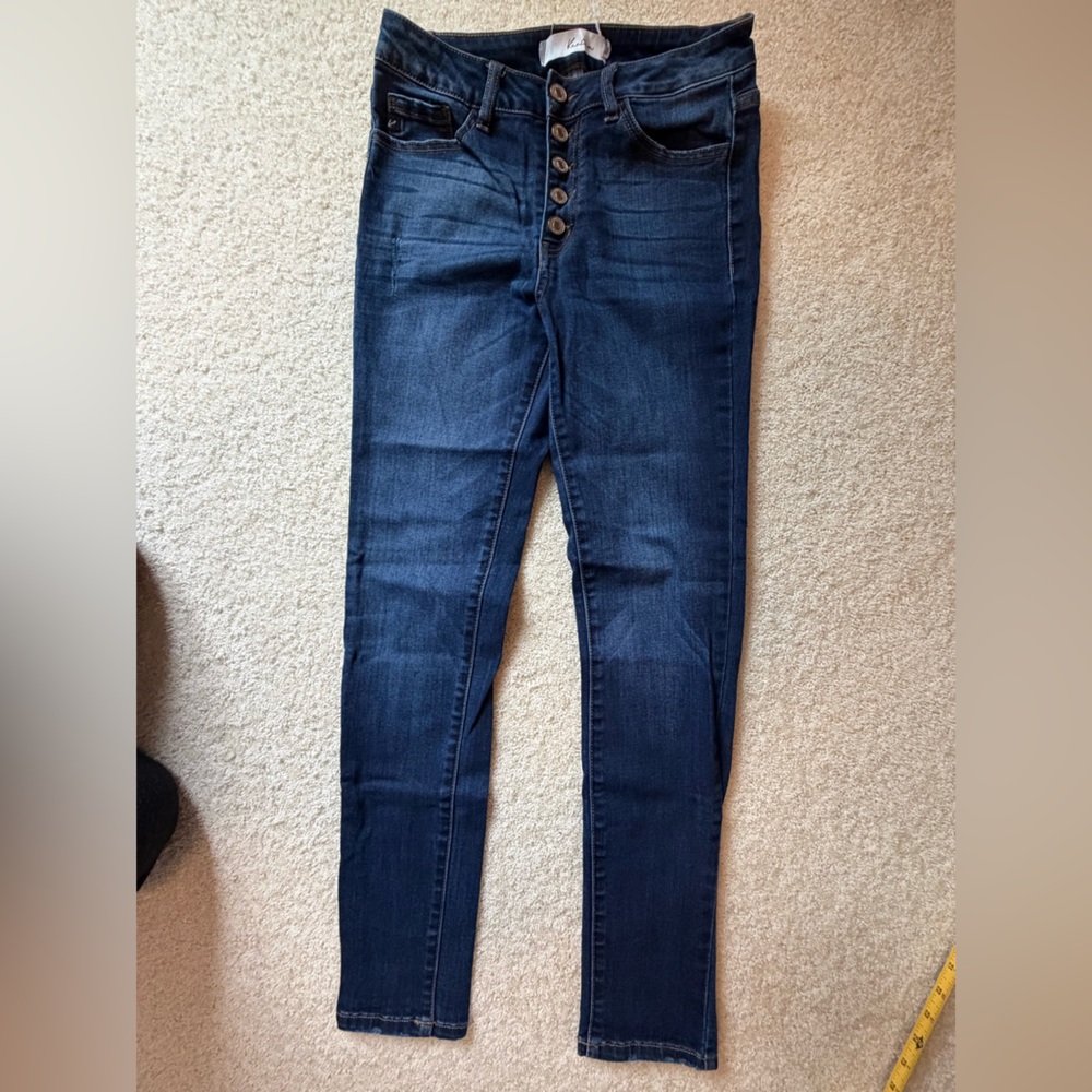 KanCan High-Rise Skinny Jeans - Dark Blue